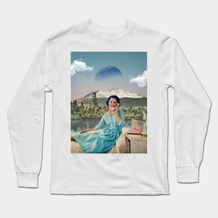 Invitation Call - Surreal/Collage Art Long Sleeve T-Shirt